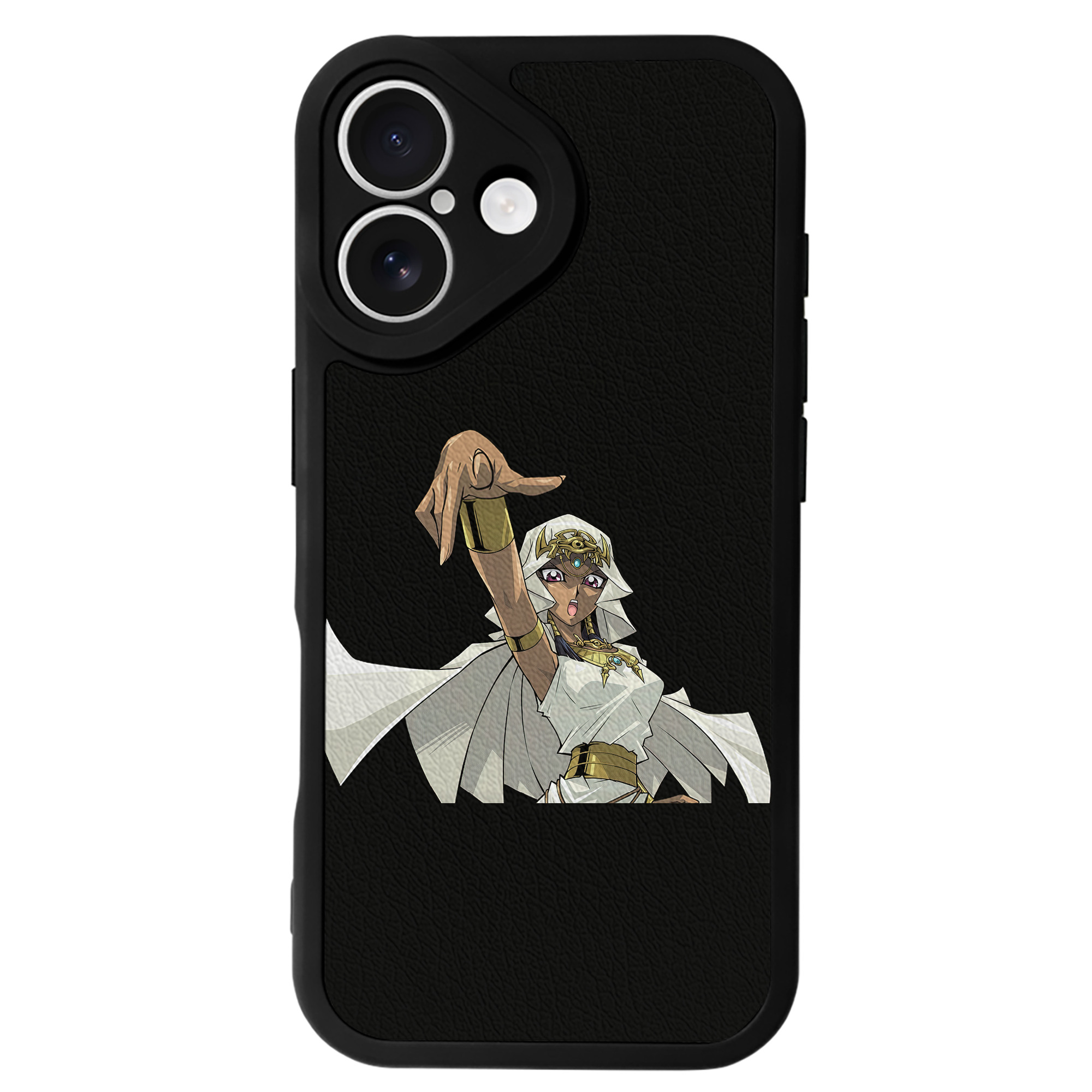 遊☆戯☆王 Yu-Gi-Oh! 【iPhone 16シリーズ対応】シリコンスマホケース（レザー調） 材質：シリコン